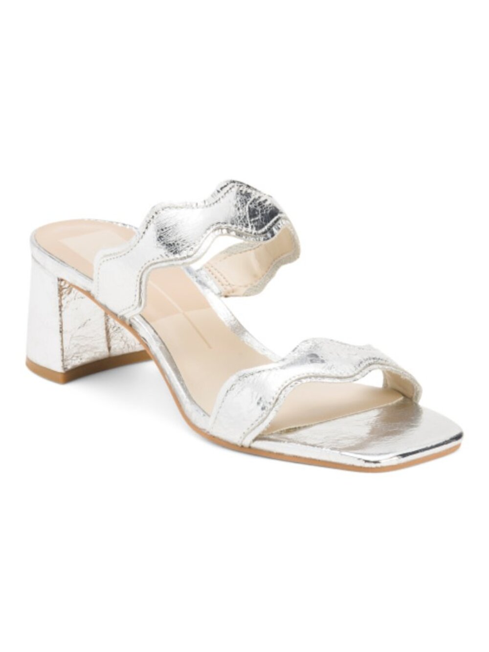 DOLCE VITA Patent Leather Ilva Mid Heeled Sandals
